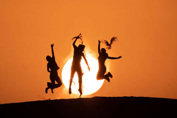 Luxury desert camp dining setup